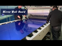 Spiegel Hotel leichte Luxus-PET-Dekorativ-Bambus Holzkohle Furnier Wandplatte