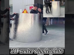 Fabrik maßgeschneiderte hochwertige PET-Wasserwellen Bambus Holzkohle Furnierplatten