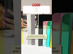 5mm Hot-Selling Produkt Spiegel PET Wandplatte Wasserdicht Bambus Holzkohle Veneer