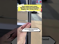 PVC-Dekoration Bambus Holzkohle Metallwandplatte Innenwandplatten mit hoher Dichte