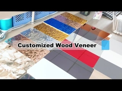 5 MM Warm verkauftes Produkt Spiegel Wandplatte Wasserdicht Bambus Holzkohle Furnier