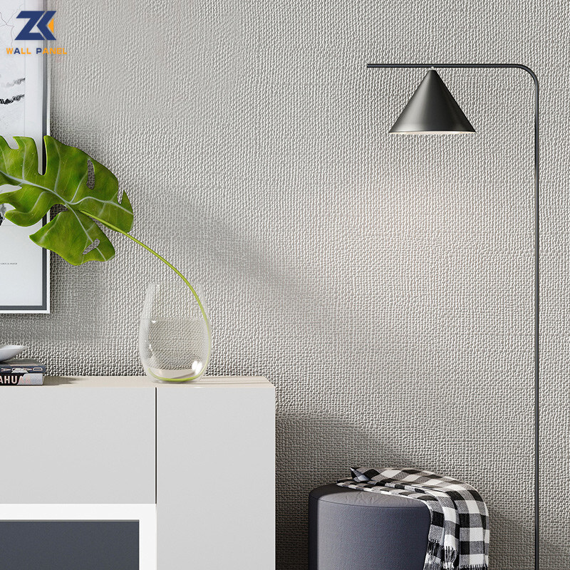 1.22m masern breites Furnierholz-Bambus-Holzkohlen-Gewebe Küchen-Wände PVC-3D