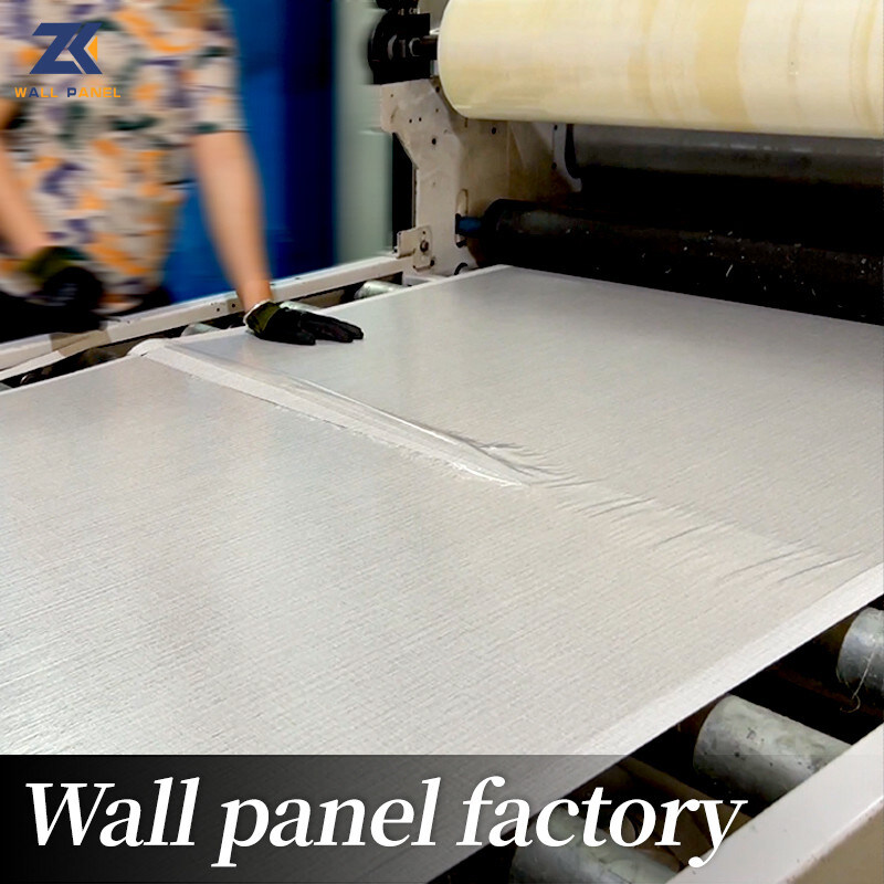 1.22m masern breites Furnierholz-Bambus-Holzkohlen-Gewebe Küchen-Wände PVC-3D