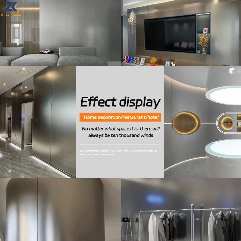 Metallfurnierholz-Körper wasserdichte flammhemmende dekorative PVC-Wände