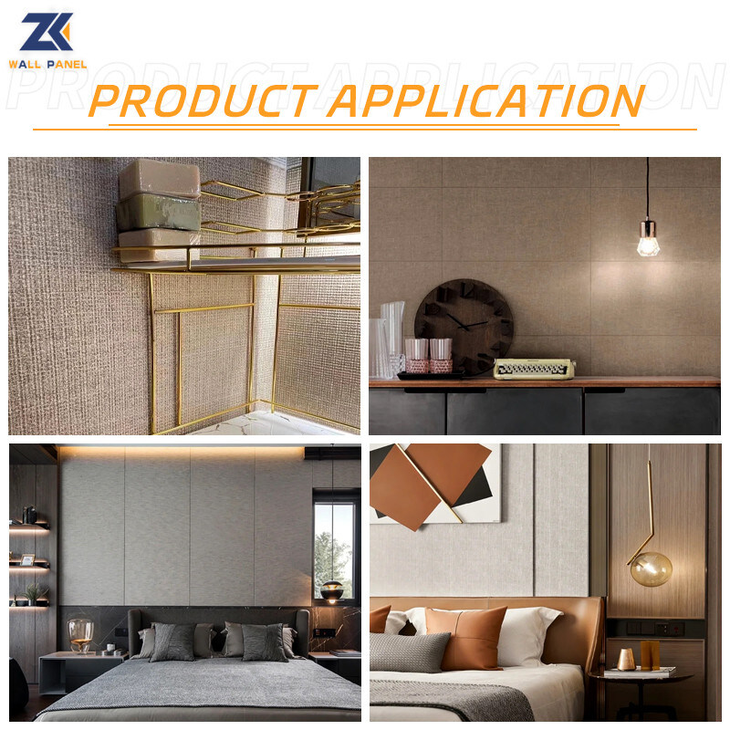 Heiße Produkte Innendekoration Wasserdichtes Wandpaneel aus Bambuskohlestoff