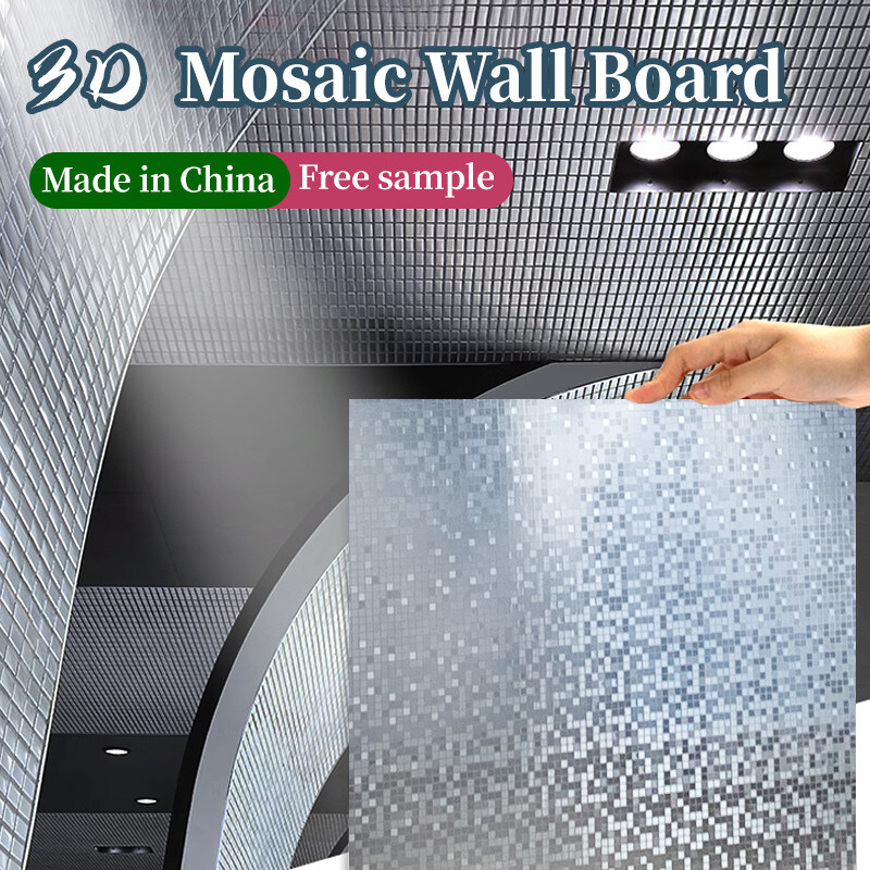 Neue Produkte Innenarchitektur Metall Wandplatten Mosaik Bambus Holzkohle Holz Veneer Platten