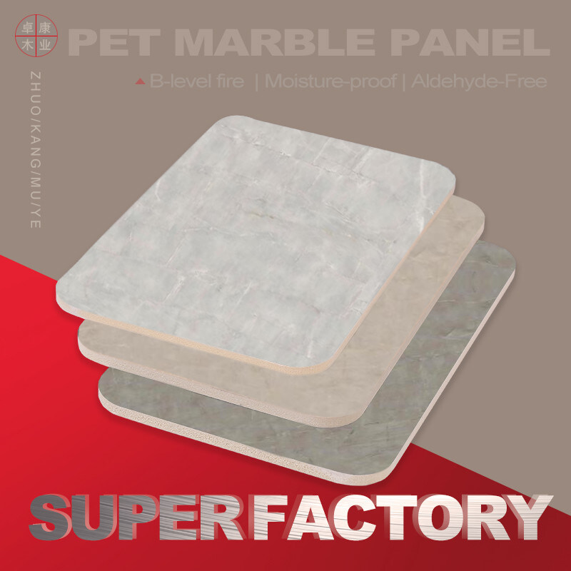 Wasserdichtes PVC Holzblech Bambus Holzkohle Wandbrett für Innenarchitektur