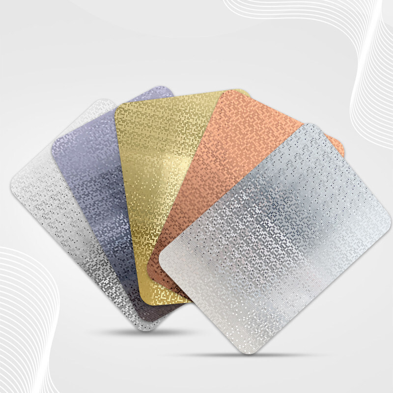 Wanddekorationen für Zuhause Bambus Holzkohle Board Feuchtigkeitsdichte PET Metall Mosaik Wandplatte