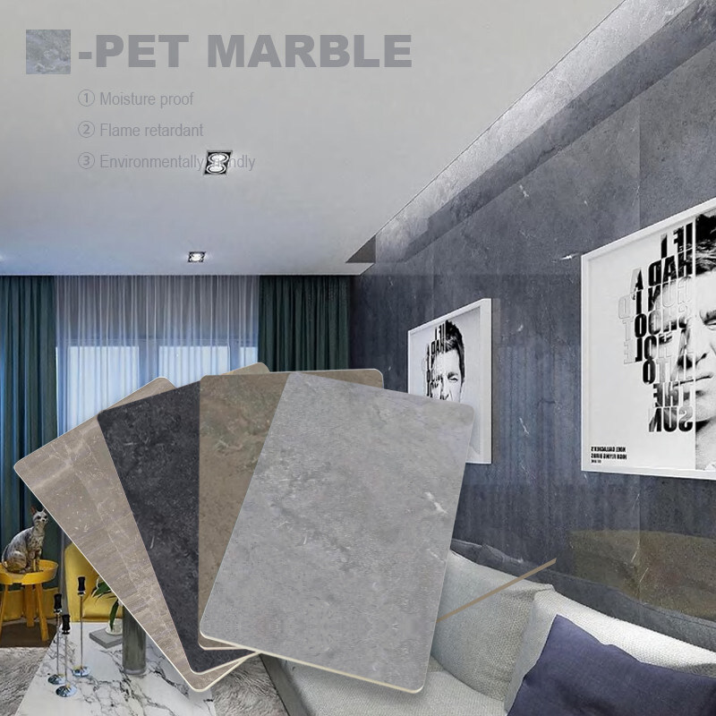 Brandschutzniveau B Bambus-Kohle-Wandbrett für moderne Luxusdekoration