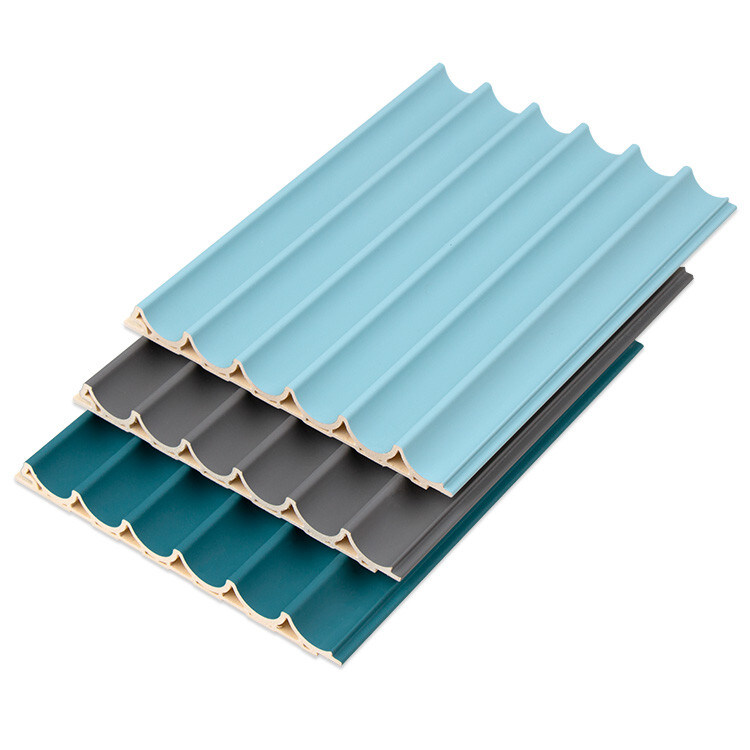 Dekorative hölzerne Decken-15mm runde Grill-Platte 3D WPC im Freien