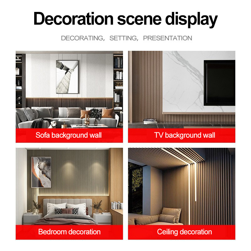 Innenarchitektur WPC Wandplatten 3D Massivholz Grillplatte