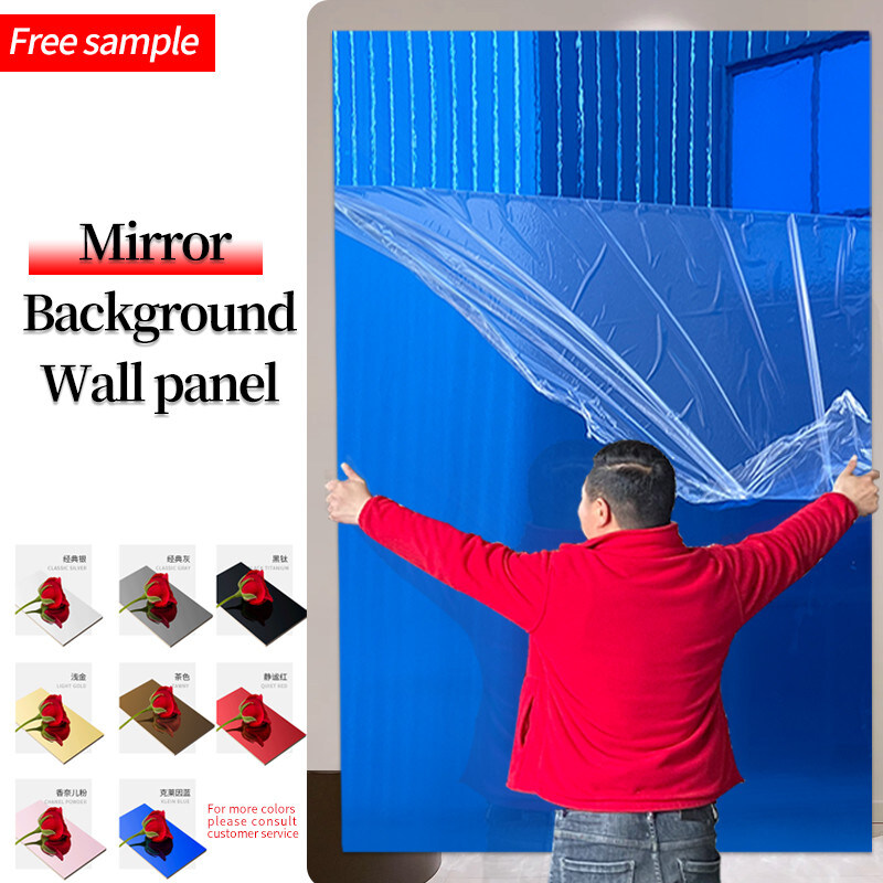 Dekorative Bambusfurnierholz-Blatt-Spiegel-Innenwände 1220*2440mm