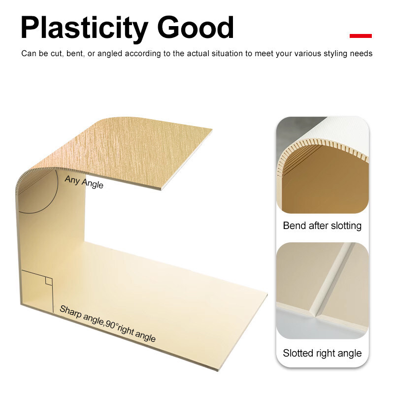 PVC-Dekoration Bambus Holzkohle Metallwandplatte Innenwandplatten mit hoher Dichte