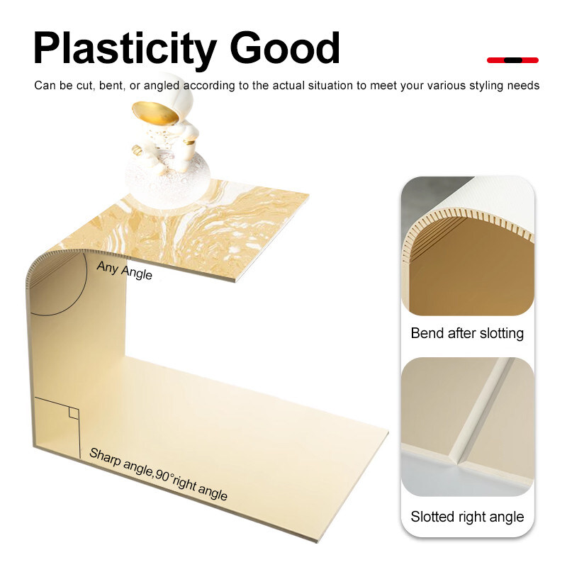 Moderne attraktive 5MM-Hochglänzende Wandmarmorplatte für Innenräume PVC-Marmorplatte