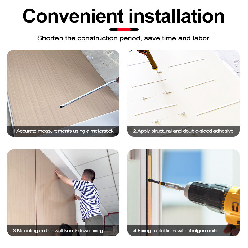 Moderne attraktive 5MM-Hochglänzende Wandmarmorplatte für Innenräume PVC-Marmorplatte