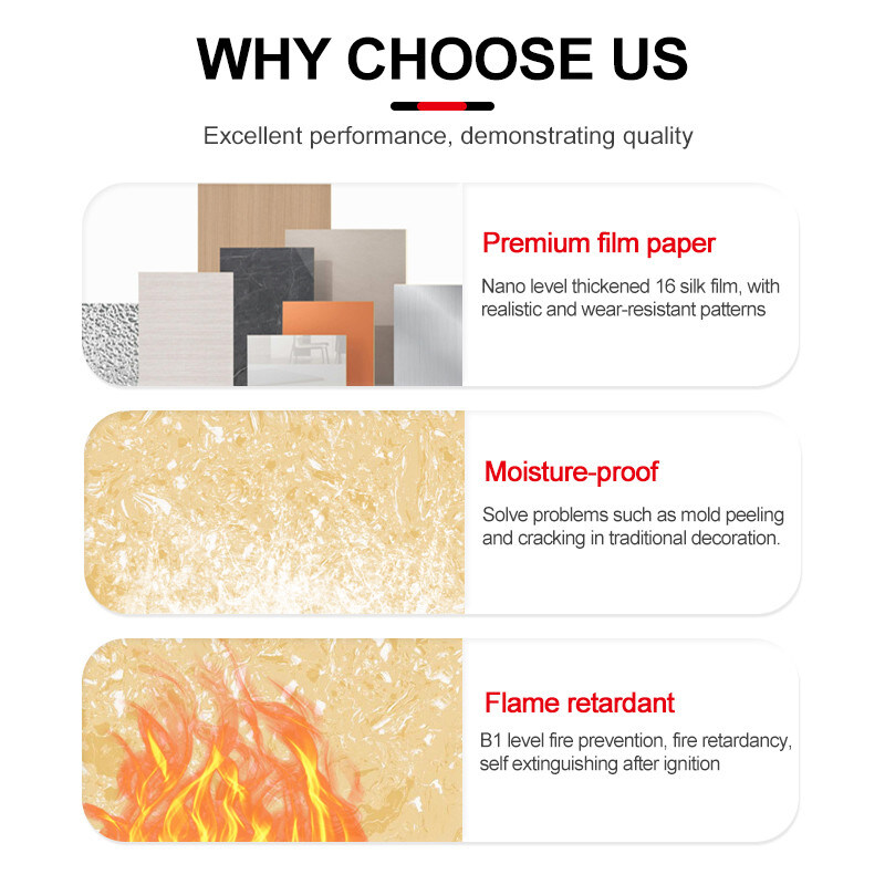 Moderne attraktive 5MM-Hochglänzende Wandmarmorplatte für Innenräume PVC-Marmorplatte