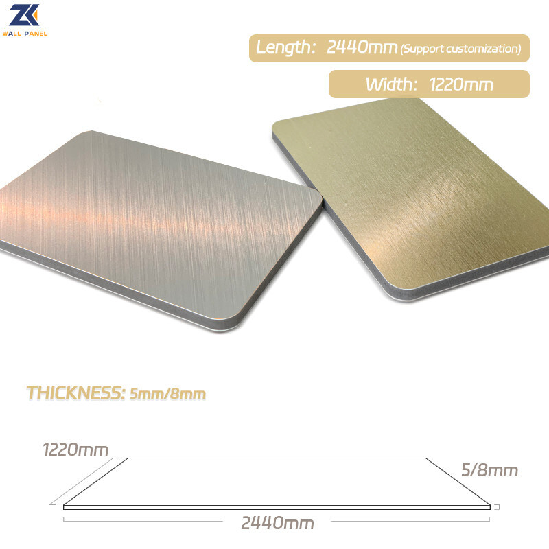 Innenausstattungs-wasserdichte schalldichte Simulations-Metallfurnierholz-Wände