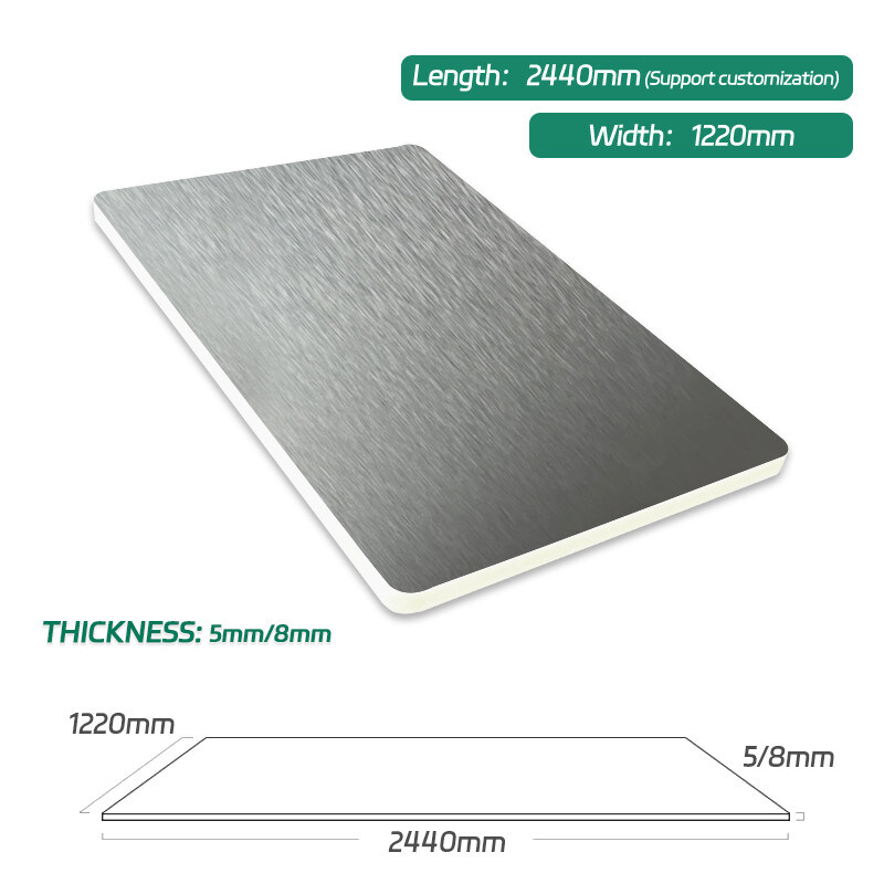 Fabrik-flexible Bambusholzfaser-Metall-PVC-Großhandelswand für Gebrauch in KTV