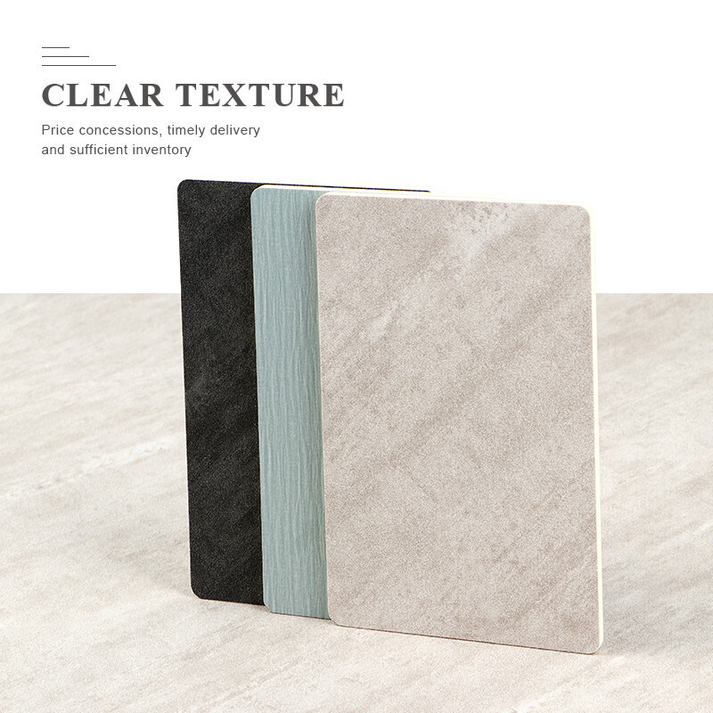 Einfache Installation Bambus Holzkohle Dekorationswandplatten hochwertige Marmorbleche