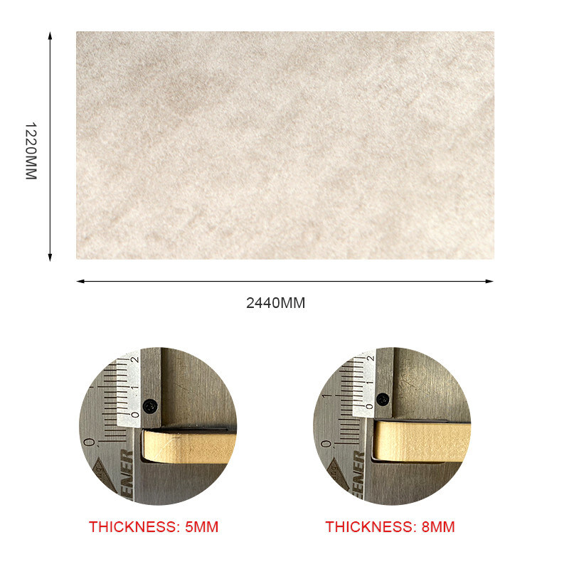 Einfache Installation Bambus Holzkohle Dekorationswandplatten hochwertige Marmorbleche