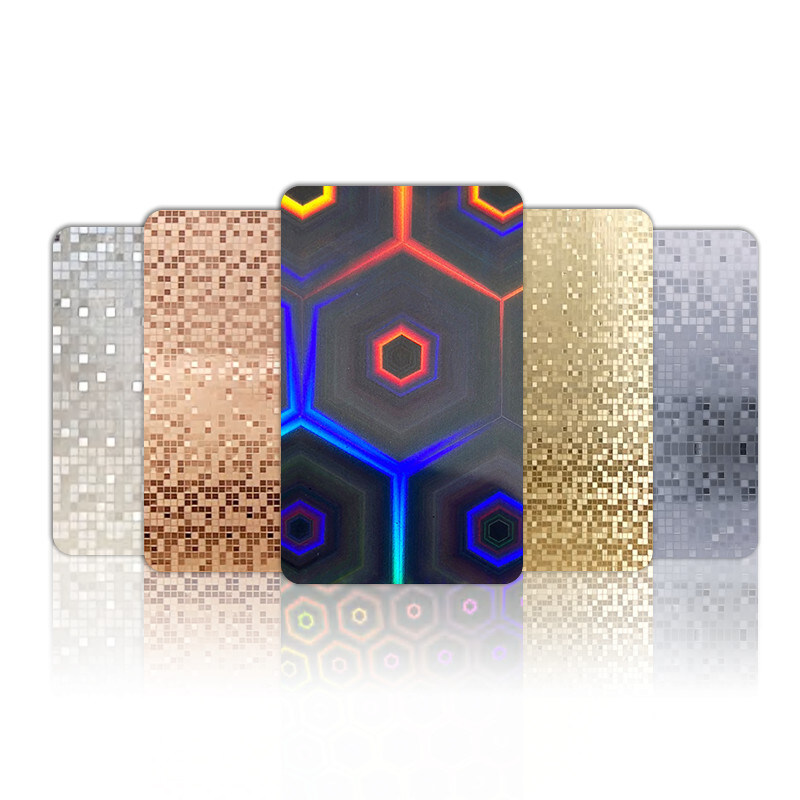 PVC-Board Laser&Mosaik-Serie Bambus Holzkohle Veneer Innenarchitektur Wandplatte