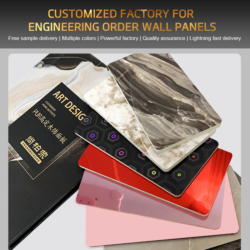 Dekorative Wandplatten Bambus Holzkohle Holzfaserplatte Neues Produkt Bambuskristallplatte