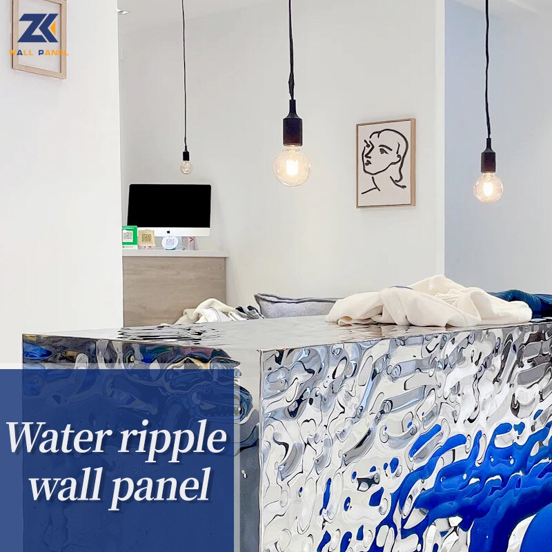 Dekorative feuerfeste holzkohlen-Wände der Wasser-Kräuselungs-3D hölzerne Plastikbambus