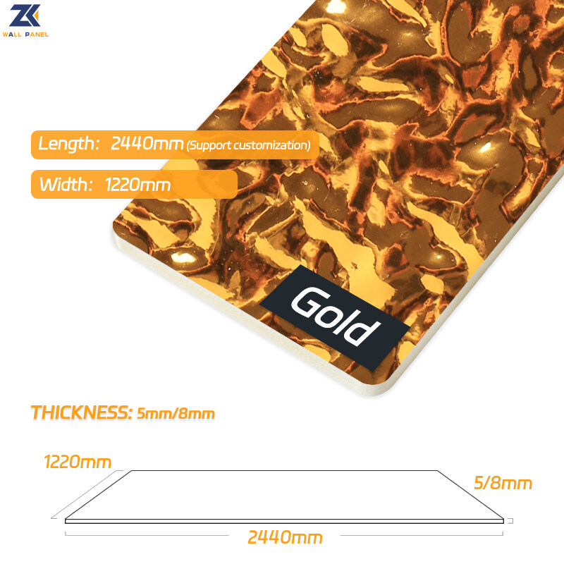 Dekorative Innenwand DER PVC-HAUSTIER Wasser-Kräuselungs-Platten-3D