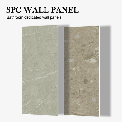Feuchtigkeitsbeständige Badezimmer SPC Wandplatten Marmor Moderner Stein Kristallplatten