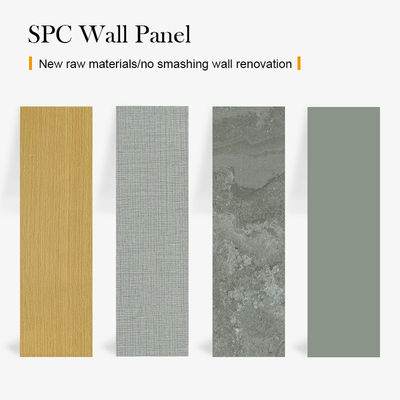 Hochfeste wasserdichte SPC-Wandplatten Fliesen Moderne Luxus Marmor Finish Stein Kunststoff Verbundmaterial