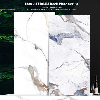 Wasserdicht und leicht zu installieren Marmorholz Veneer-Platten Innendekorationswandplatten Neue Produkte Marmorwandplatten