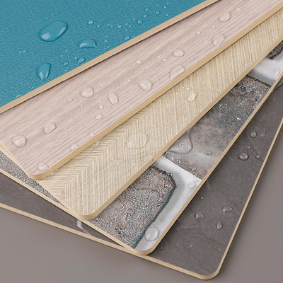 Moderne Licht Luxus Wasserdicht Holz Getreide PVC Bambus Holzkohle Holz Veneer Wandplatten