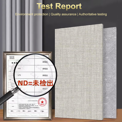 5 / 8mm Stoff Textured Dekorationsplatten Bambus Holzkohle Veneer Board