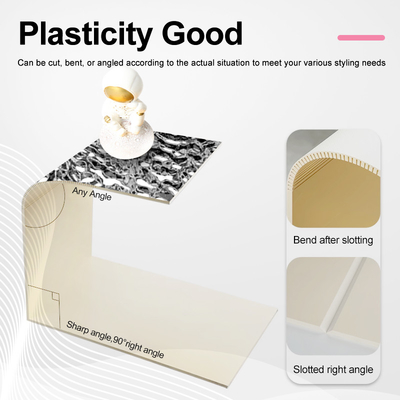 Luxus 3d Wasser Ripple Holzkohle Board Fabrik Lieferung Kohlenstoff Kristallplatte Wandplatte