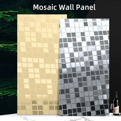 Hochwertiges neues Produkt Goldmetallmosaik Bambuskohle Co-extrudiertes Holzfurnier
