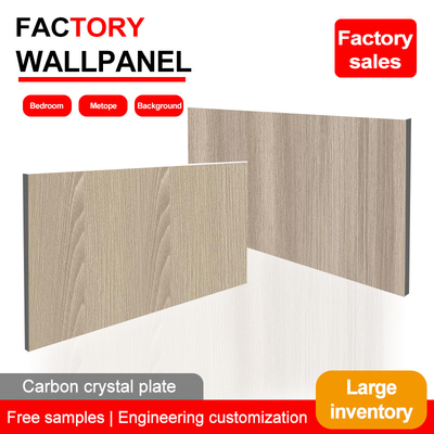 5 mm 8 mm Holz Getreide Holz Veneer Bambus Holzkohle PVC Wandplatte