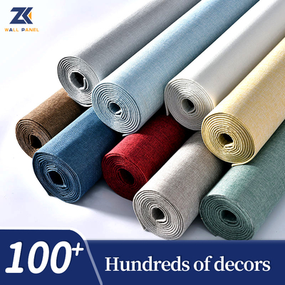 Bambusholzkohlen-dekoratives Furnierholz täfelt Gewebe-Wand 2800mm