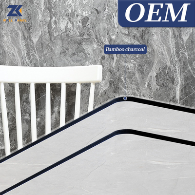 Kohlenstoff-Crystal Board Simulation Waterproof Marble-Furnierholz-Wand