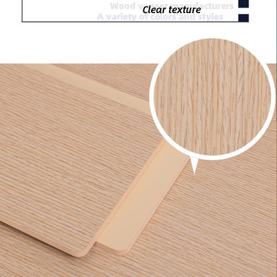 Wasserdichte und schimmelresistente flache Holzmaserung, 1220 mm, dekorative PVC-Wandpaneele