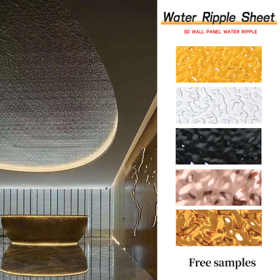 Crystal Water Ripple Panel Moisture-Beweis des Kohlenstoff-ISO9001