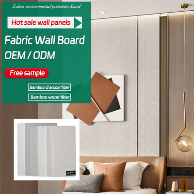 8 Millimeter moderne Luxusbambusfaser-Furnierholz-Gewebe-maserten PVC-Platten-Wände