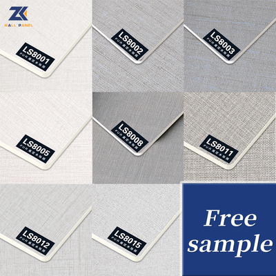 1.22m Wide Wood Veneer Bamboo Charcoal Fabric Texture 3D PVC Kitchen Wall Panels