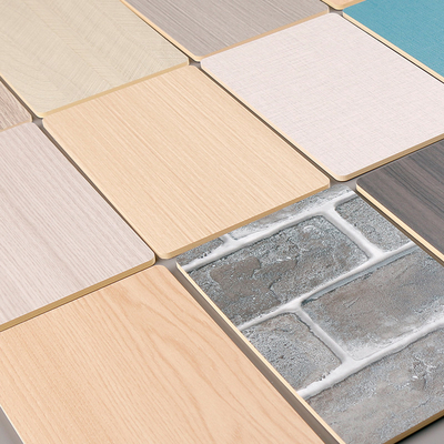 Modern Light Luxury Waterproof Wood Grain PVC bamboo charcoal Wood Veneer Wall Panels