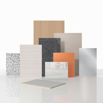 Moderne Leicht-Luxus-Bamboo-Kohle-Holz-Fenerier-PVC-Schlittenwand