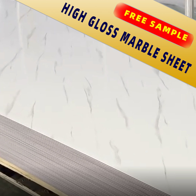 PET Marbled Fiber Flat Wall Panel Bamboo Charcoal Wood Acoustic Veneer Panels