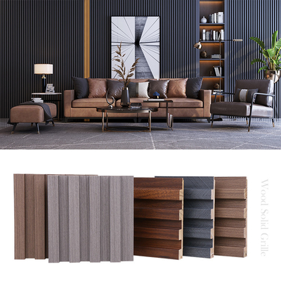 Environmental Protection Wall Panel Wood Grille Groove Solid Wood Wall Panel