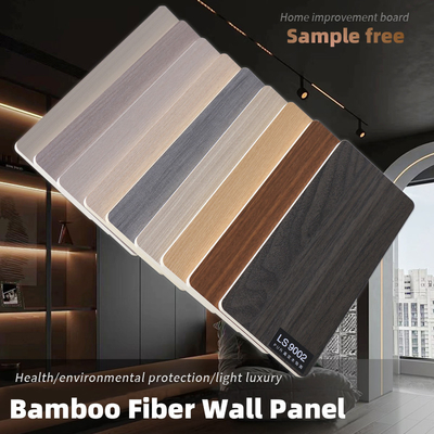 5mm 8mm dekoratives Bambusfaser-Wand-modernes schalldämpfendes