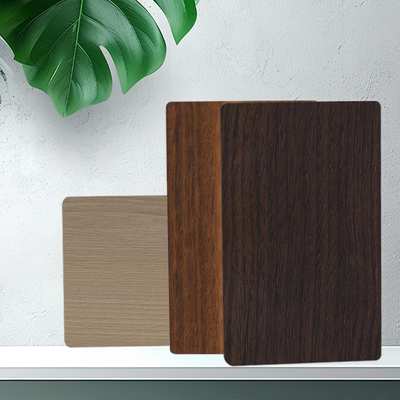 Baumwolle Holz Veneer Holz Getreide Holz Kohle Board Wasserdichte PVC Wandplatte