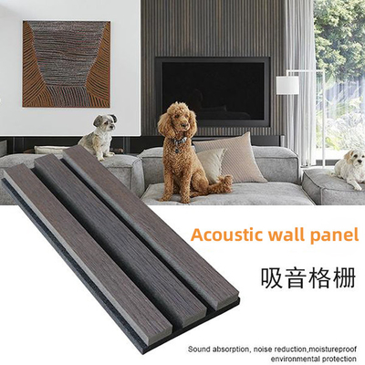 Hölzerne akustische Latten-Innenwand 2400*600*22mm MDF