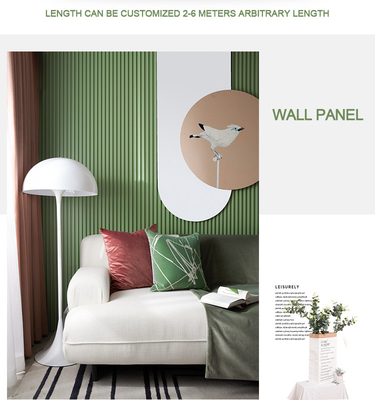 Moth Proof Wood Plastic Grille WPC Fluted Panel Exterior